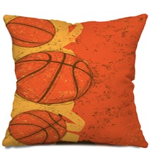 Three Basketballs Pillows 79324737