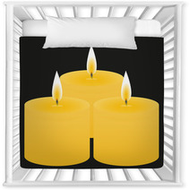 Three Candles Nursery Decor 47802170