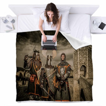 Three Knight In Armor Blankets 46777692