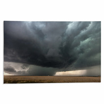 Thunderstorm In The Great Plains Rugs 65673509