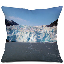 Tidewater Glacier In Kenai Fjord, Alaska Pillows 44292834
