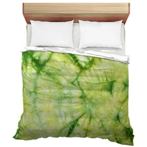 Tie And Dye In Green And Yellow  Hues Bedding 43123440