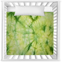 Tie And Dye In Green And Yellow  Hues Nursery Decor 43123440