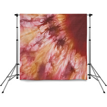 Tie And Dye In Orange And Red Hues Backdrops 43124473