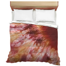 Tie And Dye In Orange And Red Hues Bedding 43124473