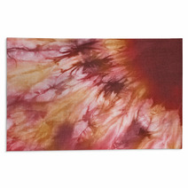 Tie And Dye In Orange And Red Hues Rugs 43124473