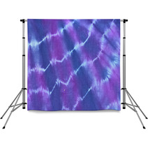 Tie And Dye In Purple, Blue And Pink Hues Backdrops 43123442