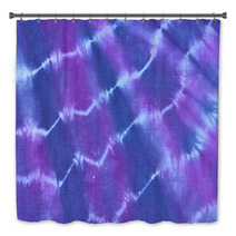 Tie And Dye In Purple, Blue And Pink Hues Bath Decor 43123442