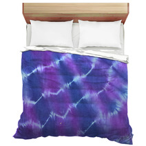 Tie And Dye In Purple, Blue And Pink Hues Bedding 43123442