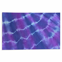 Tie And Dye In Purple, Blue And Pink Hues Rugs 43123442