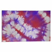 Tie And Dye In Purple, Red And White Hues Rugs 43124470