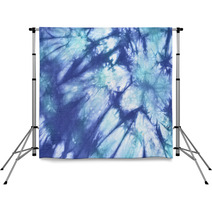 Tie And Dye In Shades Of Blue Hues Backdrops 43123441