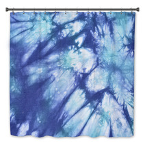 Tie And Dye In Shades Of Blue Hues Bath Decor 43123441