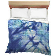 Tie And Dye In Shades Of Blue Hues Bedding 43123441