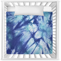 Tie And Dye In Shades Of Blue Hues Nursery Decor 43123441