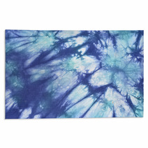 Tie And Dye In Shades Of Blue Hues Rugs 43123441