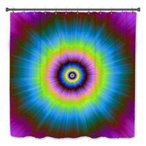 Tie-Dye In Blue Pink Yellow And Green Bath Decor 62398513