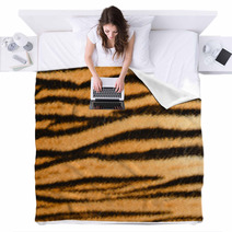Tiger Skin Blankets 43655420
