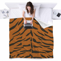 Tiger Skin Blankets 54044814