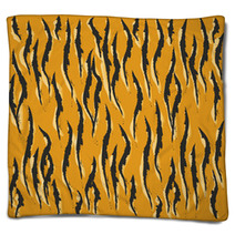 Tiger Skin Pattern Blankets 54044788
