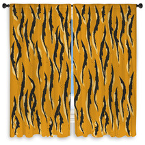 Tiger Skin Pattern Window Curtains 54044788