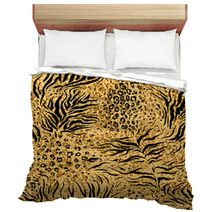 Tiger Skin Seamless Pattern Bedding 56558531