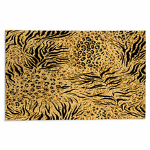 Tiger Skin Seamless Pattern Rugs 56558531