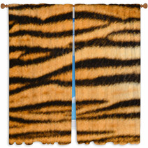 Tiger Skin Window Curtains 43655420