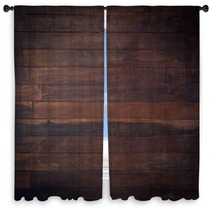 Timber Wood Brown Wall Plank Panel Texture Background Window Curtains 90750469