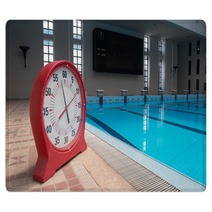 Timer Clock In A Swimming Pool Rugs 71690407