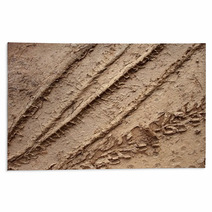 Tire Tracks In The Mud Rugs 2150871