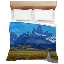To Mountains Leads The Asphalt Road Bedding 62119528