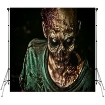 Toothy Zombie Backdrops 89171303