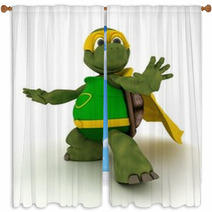 Tortoise Superhero Window Curtains 67966877