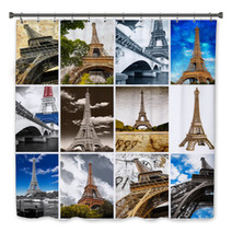 Tour Eiffel Collage Bath Decor 55811066