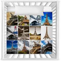 Tour Eiffel Collage Nursery Decor 55811066