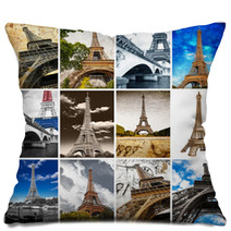 Tour Eiffel Collage Pillows 55811066