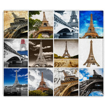 Tour Eiffel Collage Rugs 55811066