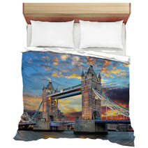 Tower Bridge In London, UK Bedding 61816288
