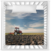 Tractor Plowing Field Nursery Decor 58117119