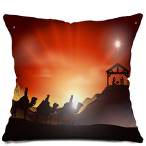 Traditional Christmas Nativity Scene Pillows 39422202