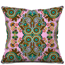 Traditional Ornamental Floral Paisley Bandanna Pillows 68411629