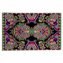 Traditional Ornamental Floral Paisley Bandanna Rugs 68412675