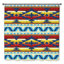 Traditional Pattern In Native American Style Bath Decor 39176134