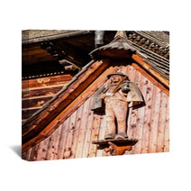 Traditional Polish Wooden Hut From Zakopane, Poland. Wall Art 58481766