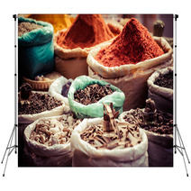 Traditional Spices Market In India. Backdrops 57662762
