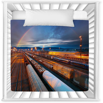 Train Freight Transportation Platform - Cargo Transit Nursery Decor 60468235