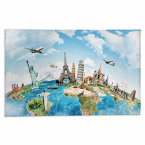 Travel The World Monument Concept Rugs 65482539