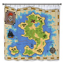 Treasure Map Bath Decor 55167019