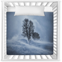 Tree In Snow Blizzard Nursery Decor 61574750